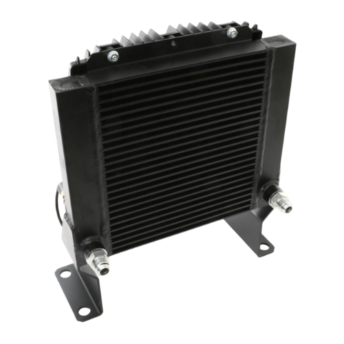 FAN COOLER ASSEMBLY W/ BRACKET, MOUNTS TO GEARBOX