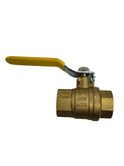 Look of a single ball valve 3/4" Brass