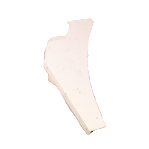 FRONT FENDER BRACKET LEFT HAND POWDER COATED WHITE | Mcneilus Part #: 152720