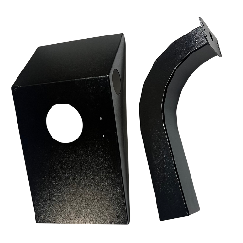MTM, MCNEILUS BM III R/H Fender & Tube Assembly, Replaces OEM plastic, Powder coated black