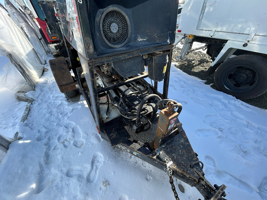 "2010 Schwing SP500 trailer-mounted concrete pump, SN: 5000893."