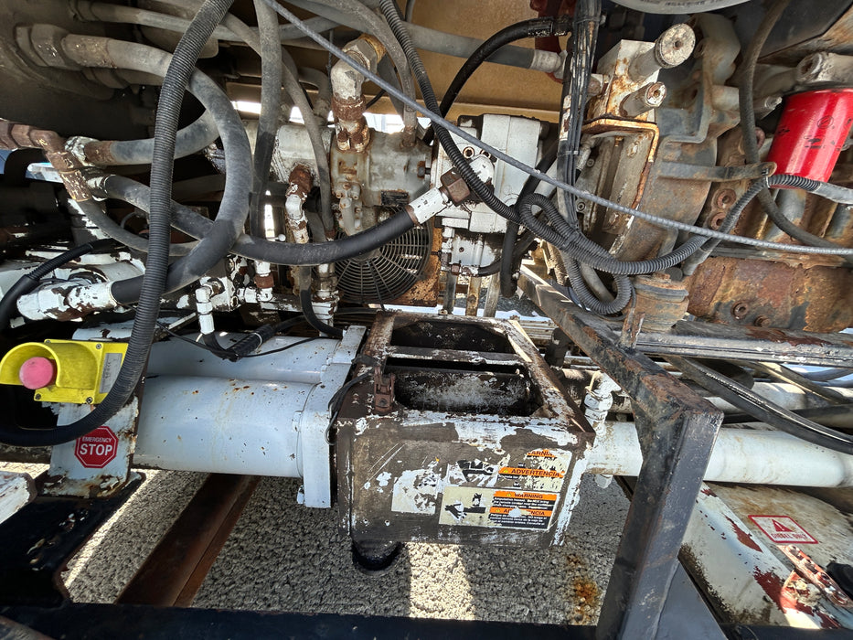 "Side view of Schwing SP500 showing overall condition and tires."