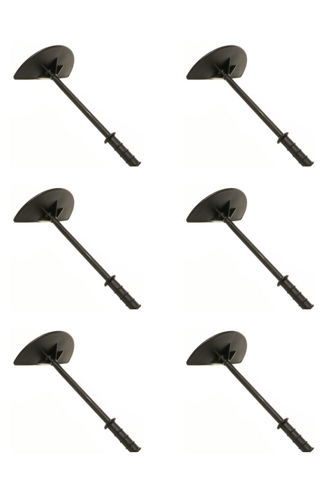 Sturdy Mixer Chute Scraper with an 18-inch handle, part number 2061, designed for removing concrete residue efficiently. ( 6 pack)