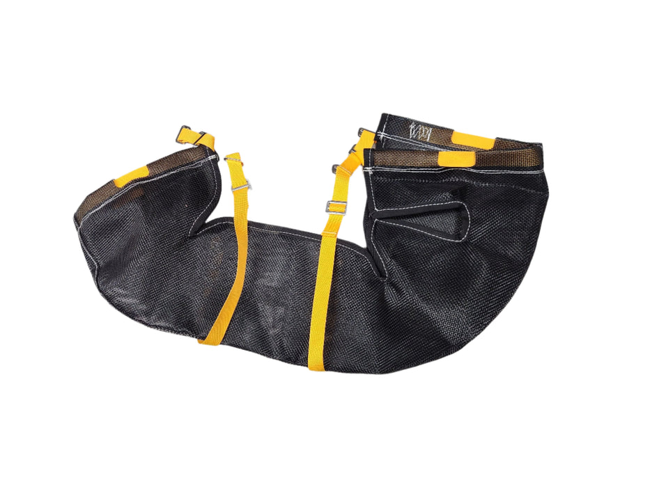 Putzmeister Concrete Pump Transition Cover with 2 Elbows with No Cutout for enhanced safety and pump protection.back back of cover