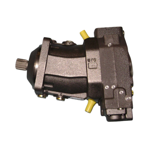 "Schwing Hydraulic Pump 256.20.14.23 LH A7V055 DR, heavy-duty construction, Part #: 10155092."
