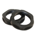 PLASTIC LOCK NUT 3/8' - Easy to install and resistant to corrosion, it's a practical choice for maintaining the integrity of your collector boot assembly - Front