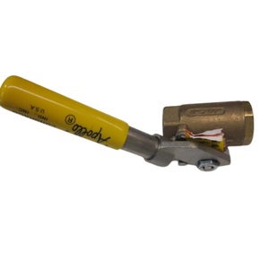 BALL VALVE 1' BRASS APOLLO SPRING RETURN WITH DRAIN HOLE — Western ...