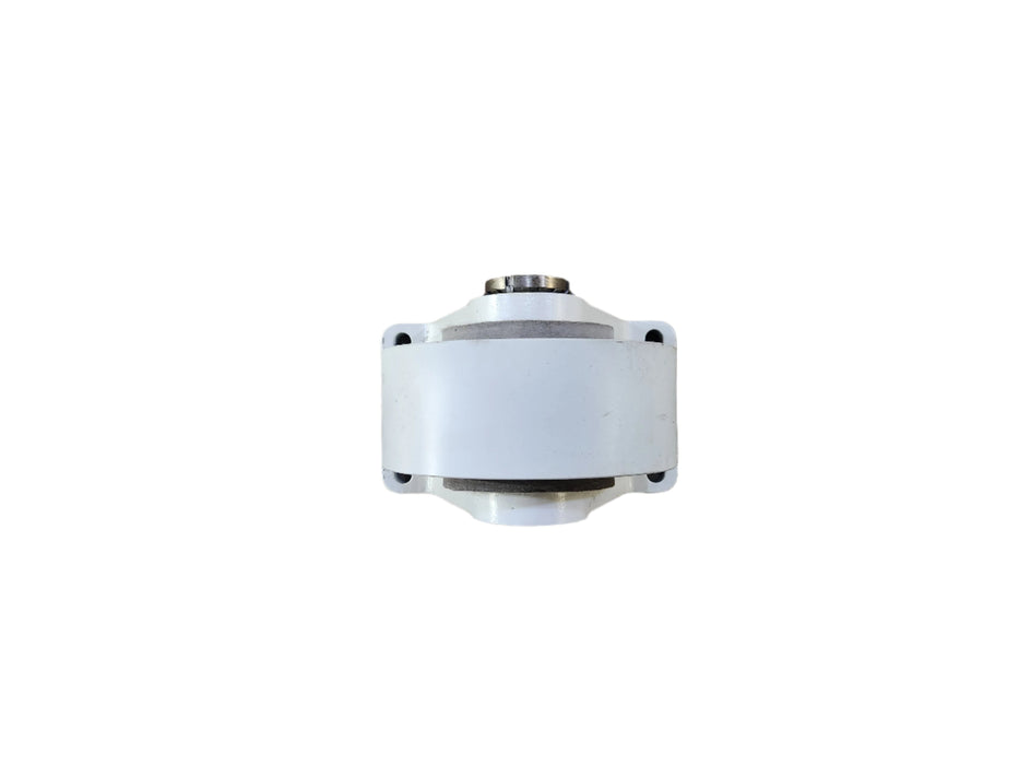 Kimble Roller Complete Assembly for CCB & CBMW mixers, Part #: 5002358, 9-inch diameter and 3-1/2 inch width, compatible with heavy-duty concrete mixers.