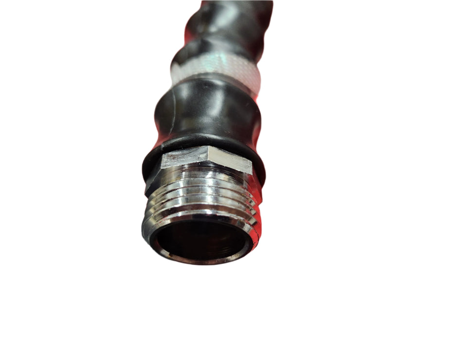 Gilmour Pro Hot Water Hoses, 25ft, red, bundled in a 20-pack with 5/8-inch diameter and brass fittings for industrial and commercial applications