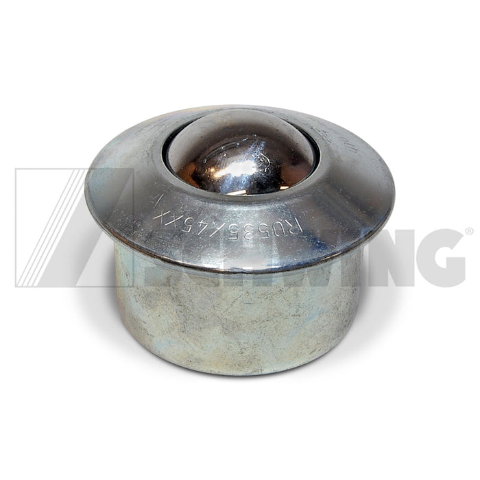 Parts - Ball Transfer Unit W/Stl Housing | Weight: 3 lbs | Dimensions: 80 X 80 X 50 MM | Brand: SCHWING