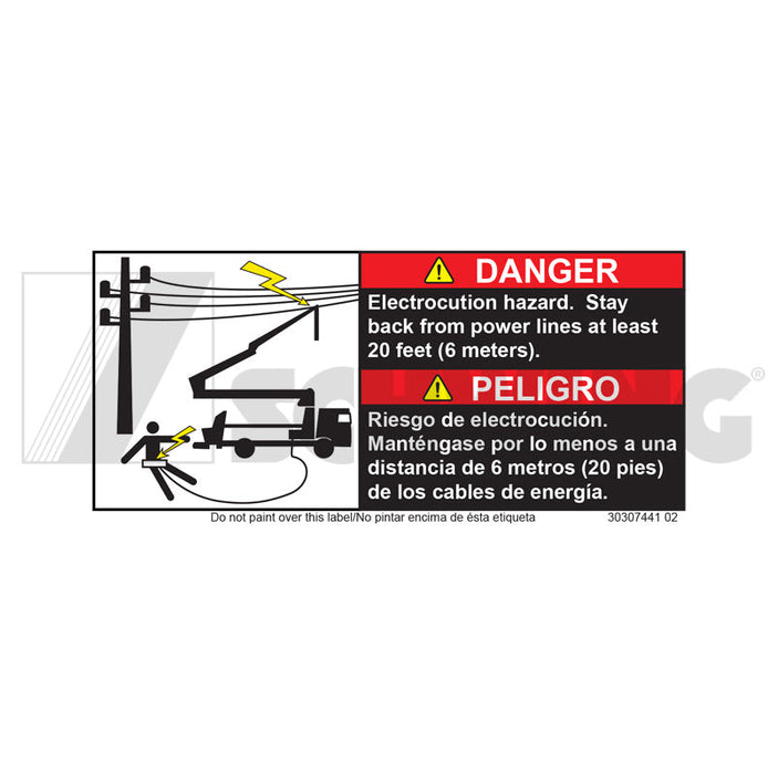 Decal Danger Of Life All Remote Boxes | Weight: 1 lbs | Brand: SCHWING