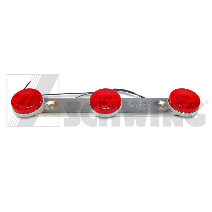 Annc - Lamp Triple Tail Light Red 12V | Weight: 2 lbs | Brand: SCHWING