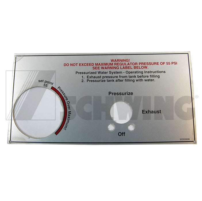 Esignation, Water Pressure Info | Weight: 2 lbs | Dimensions: 243 X 122 X 1 MM | Brand: SCHWING