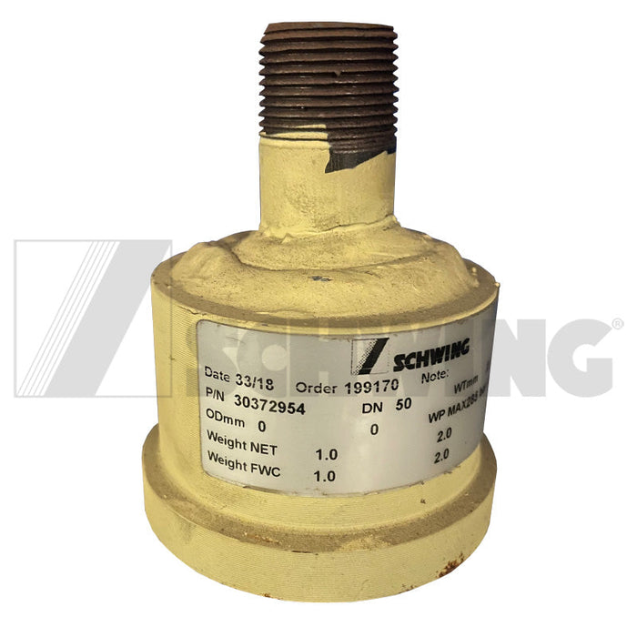 Cap-Water Blowout (3/4 Nipple)  2" Hd | Weight: 4 lbs | Brand: SCHWING