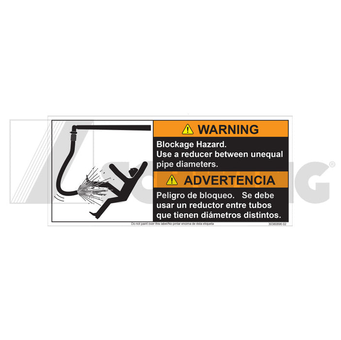 Decal - Blockage Hazard | Weight: 2 lbs | Brand: SCHWING