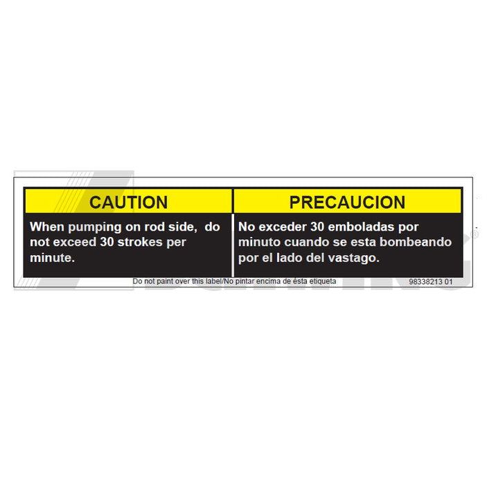 Decal Caution When On Rod Side | Weight: 1 lbs | Brand: SCHWING