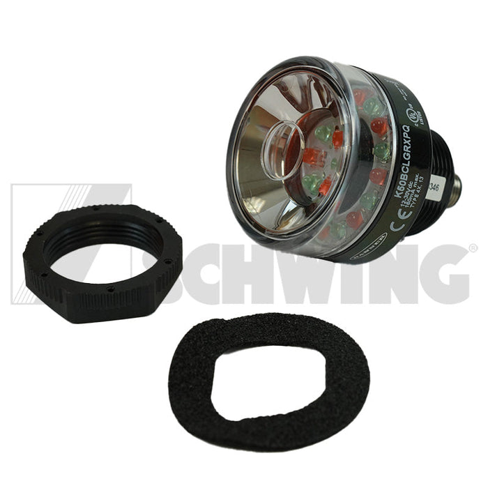 Lamp Led Bi-Color, Red/Green | Weight: 2 lbs | Dimensions: 50 X 50 X 60 | Brand: SCHWING